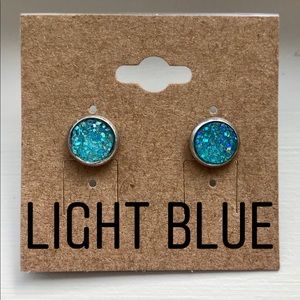 8mm druzy studs